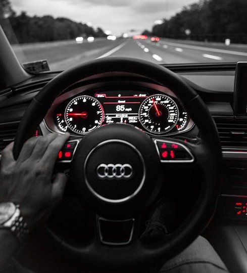 Audi car steering wheel